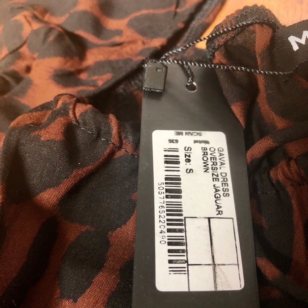 Motel Rocks Leopard Babydoll Dress - Picture 3 of 3